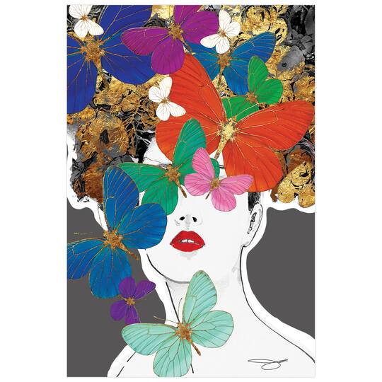 Empire Art Direct 48" x 32" Blindfolded Frameless Free Floating Printed Tempered Glass Wall Art